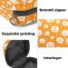 Guantierendiy Halloween Pumpkin Menstrual Cup Pouch | Large Capacity Sanitary Napkin Storage Bag | Portable Makeup Organizer for Girls | Color 4 - Buy Online on GoSupps.com