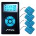 VITEC CYNONIC TENS/EMS electrostimulation device European brand 2 natural therapies: pain relief and muscle building 20 individual programs stimulation current therapy without side effects CYONIC