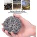 20Pcs Stainless Steel Scourer Scrubber Metal Scouring Pads KitcheCleaning Tool TS183 for Kitchens Bathroom and More Kitchenware - Buy Online on GoSupps.com