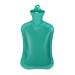 Relaxdays hot water bottle without cover durable safe hot water bottle 2 L bed bottle odorless natural rubber turquoise 1 piece