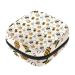 Guantierendiy Bee Honey Flower Sanitary Napkin Storage Bag Large Capacity Menstrual Cup Pouch Girls Travel Portable Small Makeup Sanitary Pads Organizer Color 10