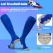 Buy Elutong Children's Football Socks - Unisex Training Socks Comfortable & Breathable Non-Slip Size 33-45 Black/White/Blue - Buy Online on GoSupps.com