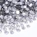 25000pcs 4mm Clear Flatback Rhinestones - Silver Backing Resin, Non Hotfix for Crafts, Clothes, Makeup, Nail Art - Wholesale Bulk Quantity - Buy Online on GoSupps.com