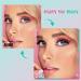 Eyelash Extension Kit - 84Pcs DIY Kit with Lash Bond & Seal Applicator Tool for Clusters | AMZGlRL Blushing D-Mix - Buy Online on GoSupps.com