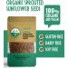 Sun & Seed 250g Sprouted Sunflower Seeds: Natural Vegan Fibre & Protein Source - Raw, Organic - Buy Online on GoSupps.com