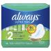 Always Ultra Thin Long/Super With Wings Unscented Pads White 16 Count