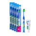 Gum light-up toothbrush |Flashing timer |Helps children brush for the right time |Soft bristles |Suction cap |1 piece |4 x 1 piece (with 1 bonus sample)