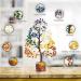 R&P Tree Crystal Seven Chakra Gemstone Feng Shui Figure - 30 cm Bonsai for Wealth Happiness Healing & Balance - Unique Reiki Crystals Decoration & Ornament Gift - Buy Online on GoSupps.com