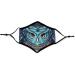 WEDDINGSTAR Owl Mosaic Adult Face Mask - 3-Ply Washable Reusable & Adjustable with Filter Pocket | International Shipping - Buy Online on GoSupps.com