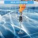 Universal Ice Anchor Tool for Heavy Duty Spiral Screw Ground Anchors - Drill in Seconds | Ice Fishing Anchors Tool for 10mm Drills - Buy Online on GoSupps.com