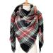 Warm Elegant Ladies Triangular Scarf - Fashionable Print for Every Season | Women's Autumn & Winter Accessories - Buy Online on GoSupps.com