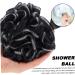 Healeved Charcoal Bath Balls - 4pcs Bathing Scrubbers & Brushes for Shower | Ideal Body Spa & Relaxation Accessory - Buy Online on GoSupps.com