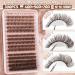 Yawamica Brown Lash Clusters - Fluffy 10-16mm D Curl Individual Lashes | 300pcs Eyelash Extensions for DIY at Home - Buy Online on GoSupps.com