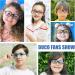 Duco Blue Light Blocking Glasses for Kids - Anti-Glare Gaming Frames for Boys & Girls (Ages 5-10) - K026 Rose Red & Green - Buy Online on GoSupps.com