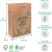 Bag to Earth -12C- Kitchen Food Waste Bag - Compostable Bag - Leak Resistant Cellulose Liner - Plastic Free - Small - 12 Bags - Buy Online on GoSupps.com