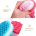 FRCOLOR 6 Pcs Three Layer Bath Sponge Set - Natural Loofah Body Scrubber Shower Cleanser & Facial Scrubber for Kids & Adults - Perfect Cleaning Supplies for a Refreshing Shower Experience - Buy Online on GoSupps.com