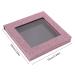 Shop Pink Magnetic Makeup Palette - Empty Square Self-Adhesive Palette with Transparent Lid for Eyeshadow Lipstick Blush & Powder - International Shipping Available - Buy Online on GoSupps.com