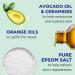 Dr Teal's Epsom Salt Magnesium Soak - Glow & Hydrate with Ceramides & Avocado Oils | 3 lbs - International Shipping Available - Buy Online on GoSupps.com