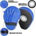 2PCS Boxing MMA Punching Focus Mitts | Kickboxing Muay Thai Pads | Training Target Pads | Youth & Adult | Blue PU Leather - Buy Online on GoSupps.com