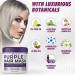 Purple Hair Mask for Blonde Hair - Eliminate Yellow/Copper Tones - Color-Safe Treatment with Keratin & Argan Oil - Buy Online on GoSupps.com