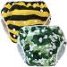 Teamoy 2 baby swimming trunks comfortable washable and adjustable ideal for swimming lessons or holidays Camouflage+ Bees