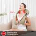 Snailax Wireless Neck Massager | Shiatsu Massage Device with Heat | Portable Pain Relief for Neck & Back | Perfect Gift for Men & Women - Khaki - Buy Online on GoSupps.com