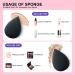 Hygea Beauty Makeup Sponge Set of 5 - Non Latex Teardrop Blending Sponges for Cream, Powder, and Liquid Makeup - Multicolor - Buy Online on GoSupps.com