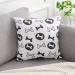 FreAire G Gabrielmodu Dog Bones Print Decorative Pillow Covers - Set of 2, White and Black - Buy Online on GoSupps.com