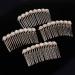 4 Pack Rhinestone Flower Hair Combs for Women - Wedding Bridal Jewelry Clips (Rose Gold) - Buy Online on GoSupps.com