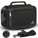 Smell Proof Bag, Odor Proof Bags Stash Box Container with Combination Lock, Travel Storage Case with Detachable Shoulder Strap, Scent Proof Bag Gifts for Men & Women Black