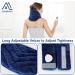ALDIOUS Hands-Free Electric Heated Neck Wrap for Pain Relief with 10-90 min Timer & 86-158 F Setting - Fast-Heating Thermal Dry Heat Therapy for Neck Pain - 8 x 29in Navy Blue - Buy Online on GoSupps.com