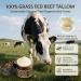 TECHNORAMA GII Beef Tallow for Skin Natural Grass-Fed Beef Tallow and Honey Balm for Face & Body Whipped Moisturizer for Most Skin Types and Sensitive Skin(60g/2.1oz) - Buy Online on GoSupps.com