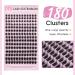 180PCS Wispy 3D Cluster Lashes | Fluffy Volume Eyelash Extensions | Faux Mink Individual False Eyelashes (8-16mm Mixed - Buy Online on GoSupps.com