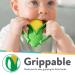 Nuby Veggie Teether for Teething Relief - BPA-Free Baby Teething Toy - 3+ Months - Corn Shape - Buy Online on GoSupps.com