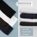 +MD Men's Non-Binding Moisture Wicking Bamboo Crew Diabetic Socks 10-13 - Black/White (4 Pairs) - Buy Online on GoSupps.com