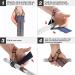 Warm Body Cold Mind V1 Lifting Straps | Olympic Weightlifting Gear for Strength Training Bodybuilding CrossFit & Gym - Wrist Wraps in Marine/Orange - Buy Online on GoSupps.com