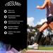 Night Skull Pattern Calf Compression Sleeves for Running - 1 Pair - Buy Online on GoSupps.com
