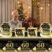 41pcs 60th Anniversary Party Plates Napkins Tableware Tablecloth Set Black and Gold Sixty Years Old Wedding Anniversary Disposable Party Dinnerware for Wedding Party Supply (60th Anniversary) - Buy Online on GoSupps.com
