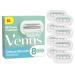 Gillette Venus Deluxe Smooth Sensitive Razor Blades for Women 8 Replacement Blades for Women's Razors Metal 8 Blades