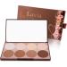 Luvia Make-up Brush Set & Contouring Palette - Prime Vegan Bundle with Easy Blends Powder Bronzer Contour & Highlighter for All Skin Types - Limited Edition Coffee Matte - Buy Online on GoSupps.com