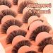7 Pairs of 3D False Eyelashes Cat Eye Fluffy Volume Curly Cat-Eye Artificial Eyelashes Natural Look Reusable Handmade Faux Mink Makeup Eyelashes (7C-HR-E15) - Buy Online on GoSupps.com