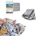 HealthyLine Thermal Foil Sauna Blanket 50-Pack - Detox & Weight Loss Far Infrared Therapy - 97% Body Heat Retention - 64 x 84 Mylar Sheets - Buy Online on GoSupps.com