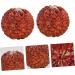 TOVINANNA 2 Piece Hand Carved Wooden Massage Ball Set - Acupressure Decor & Decompression Ornament for Relaxation - Perfect for Home & Office - Buy Online on GoSupps.com