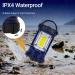 3200LM Rechargeable Camping Lantern with Phone Charger - 5 Light Modes for Hurricane/Emergency - Navy Blue - Buy Online on GoSupps.com