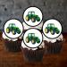 24 Green Tractor Edible Cake Topper Farm Party Decorations Tractor Birthday Decorations Farmer Cupcake Toppers Farm Cake Decorations Tractor Gifts For Men Tractor Party Digger Cake Topper - Buy Online on GoSupps.com