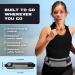 E Tronic Edge Running Belt - Unisex Money and Cell Phone Holder for Hiking - Adjustable Waist Pouch in Black - Buy Online on GoSupps.com