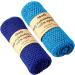 AbuQ 2-Piece African Exfoliating Net Sponge Set - Yellow-Blue | Smoother Skin, Daily Use - Buy Online on GoSupps.com