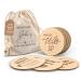 Wood milestone cards baby in German - 30 milestones on noble wooden slices as a gift for birth/to the baby party for pregnant expectant mothers expectant parents.