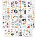 Konsait Temporary Tattoos for Girls Boys Kids Women (30 Sheets) - Cute Waterproof Fake Tattoos for Parties - Buy Online on GoSupps.com