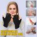 2 Pairs Arthritis Gloves Women Men Fingerless Compression Gloves for Pain Relief for Carpal Tunnel Typing Driving Black+Grey Small - Buy Online on GoSupps.com